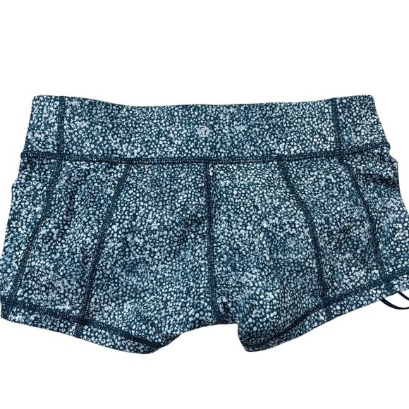 Lululemon Hot Hot Shorts Pebble Print Parfait Pink Alberta Lake Active Gym M - Picture 5 of 10